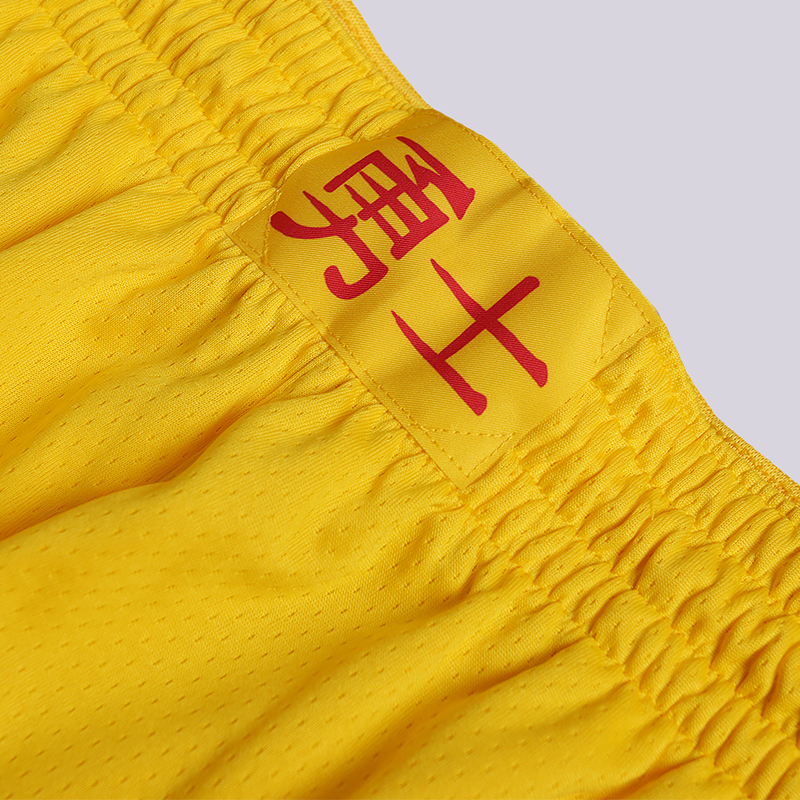 мужские желтые шорты Nike Golden State Warriors City Edition Swingman NBA Shorts AJ1254-728 - цена, описание, фото 2